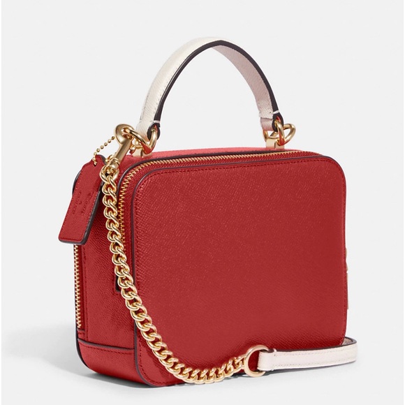 Nwt Coach x Disney box crossbody with Cruella motif - Picture 2 of 6